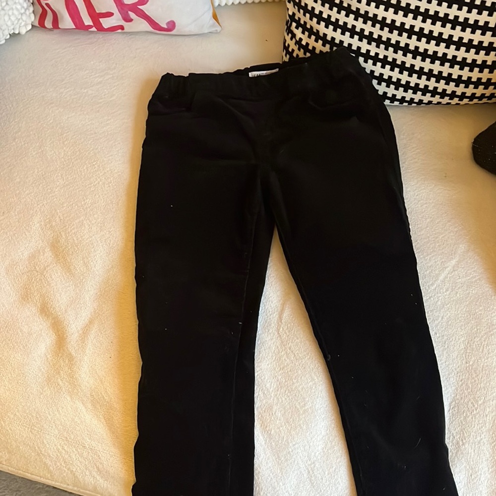 Black Velvet Skinny Jeans